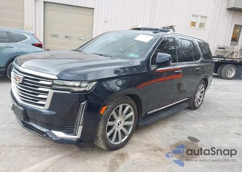 2021 Cadillac Escalade 4Wd Premium Luxury Platinum z USA, uszkodzony, nr VIN 1GYS4DKL7MR429322